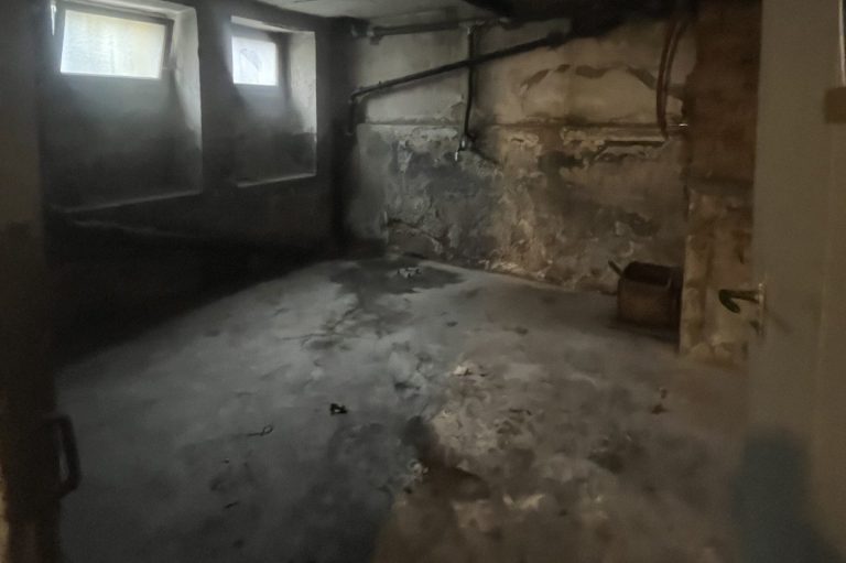 Leerer Keller nach einem RäumWerk Einsatz